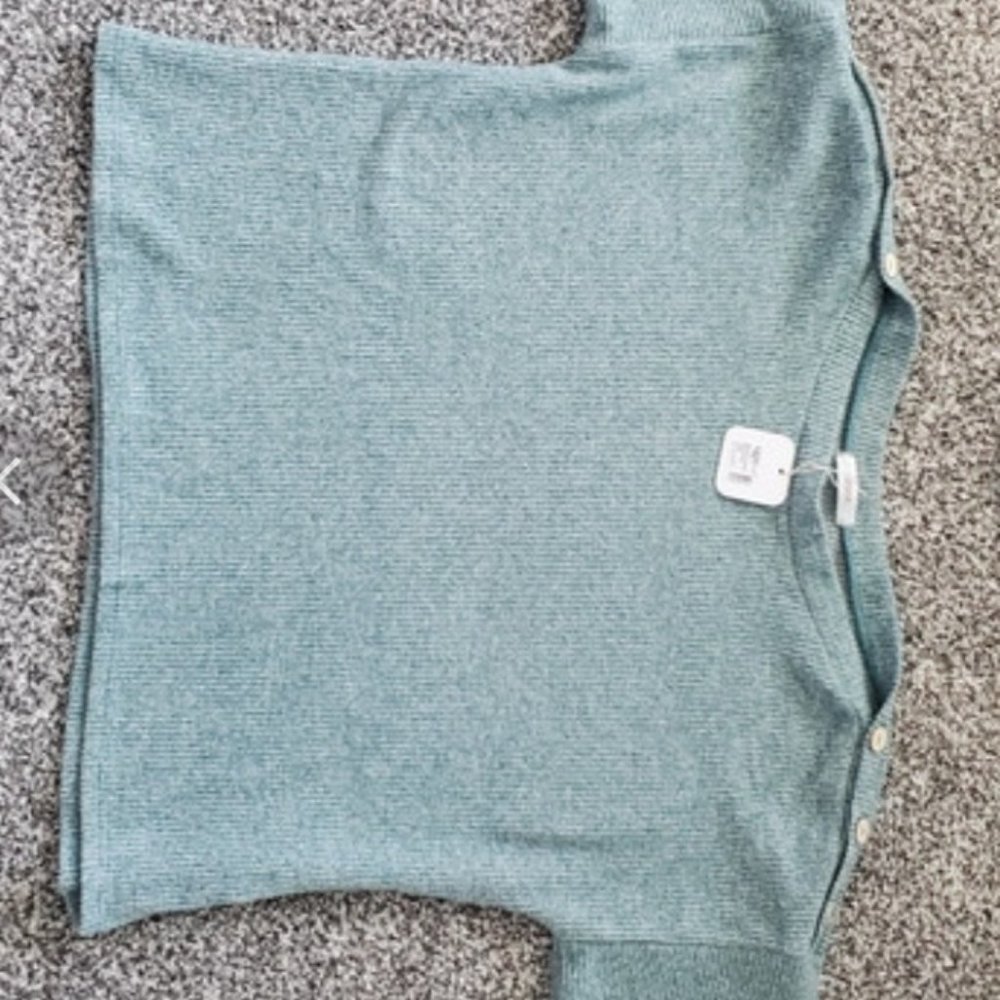 Brand New w/ tags blue/Green Soft & Cosy Sweater Size M/L